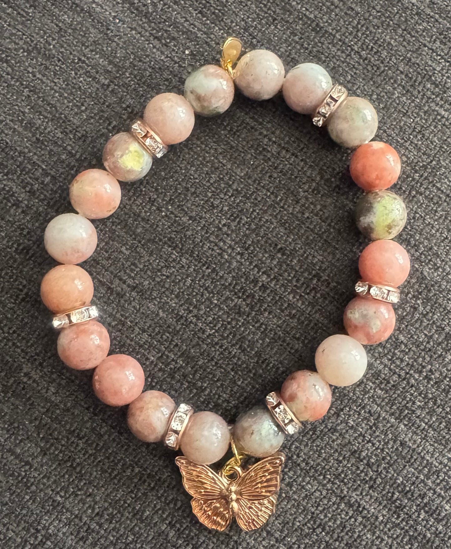 Hannah - Butterfly Beaded Bracelet