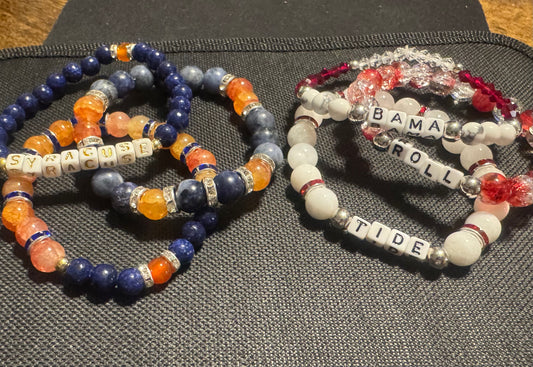 Custom College Bracelets