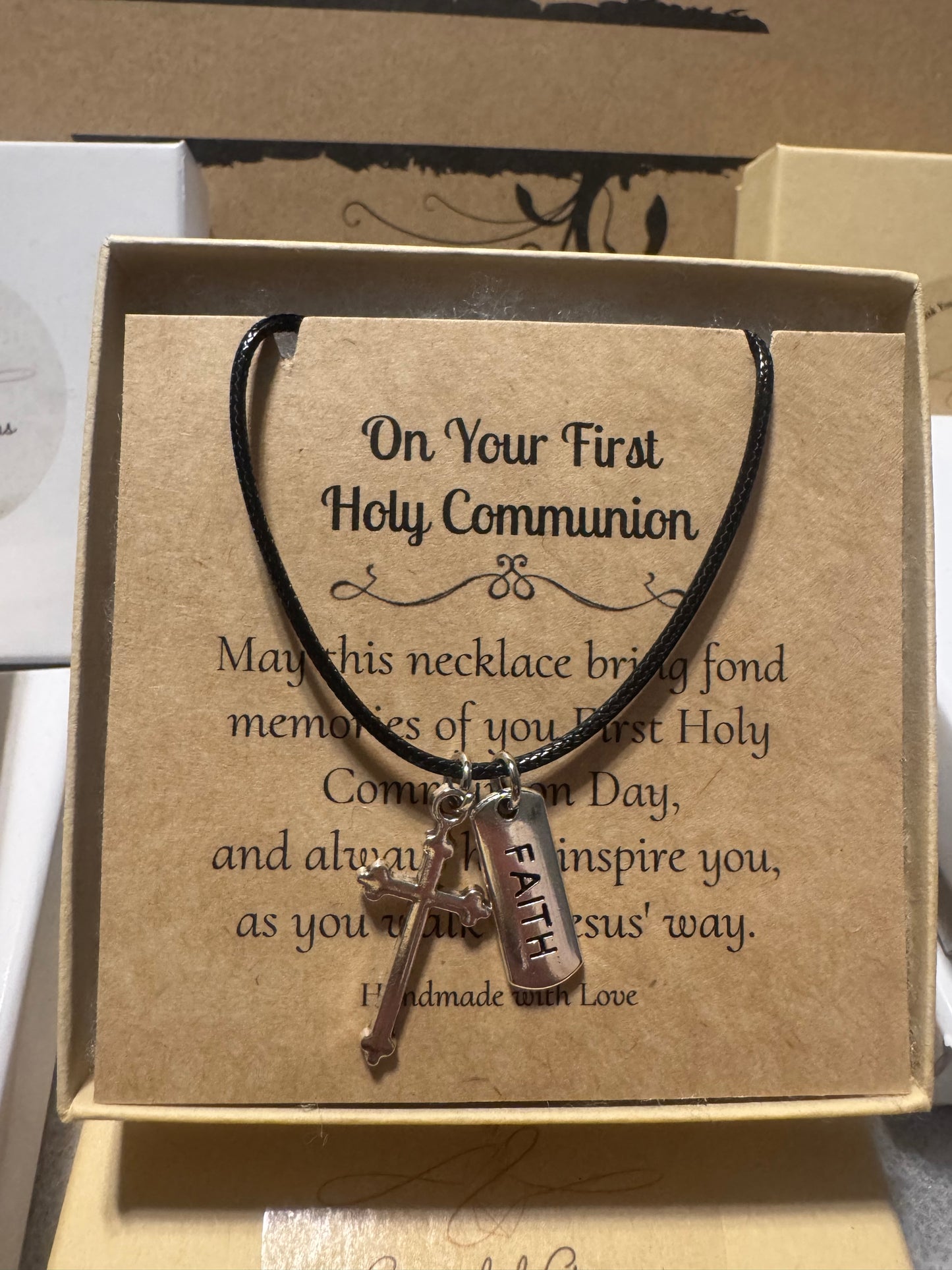 Cross Necklaces w/Inspirational Charm